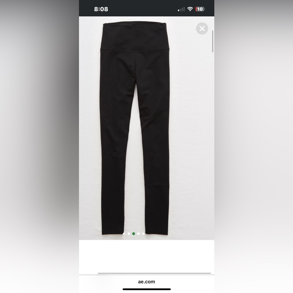 Aerie Black High-Waisted Leggings
